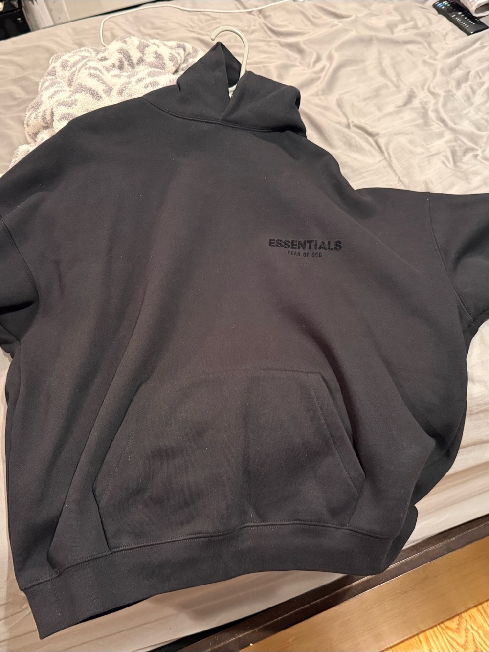 Essentials Fear of God Black Hoodie